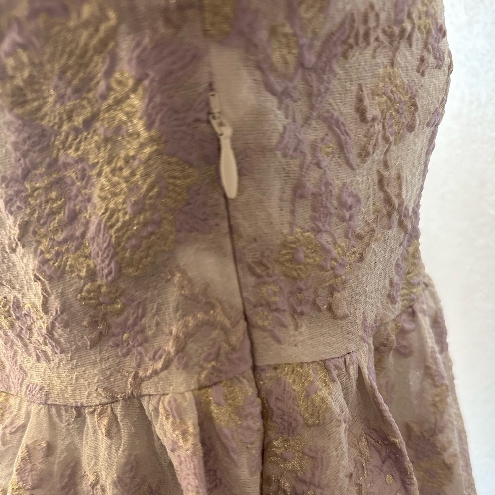 LeDIN x XioaLi Xiao Li Jacquard Floral Kawaii Purple and White dress- Size L - Picture 5 of 12